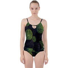 Berry,note, Green, Raspberries Cut Out Top Tankini Set by nateshop