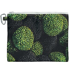 Berry,note, Green, Raspberries Canvas Cosmetic Bag (xxxl) by nateshop