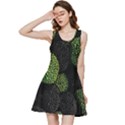 Berry,note, Green, Raspberries Inside Out Racerback Dress View3