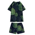 Berry,note, Green, Raspberries Kids  Swim T-Shirt and Shorts Set View2