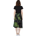 Berry,note, Green, Raspberries Frill Hi Low Chiffon Skirt View2