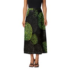 Berry,note, Green, Raspberries Classic Midi Chiffon Skirt by nateshop