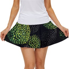 Berry,note, Green, Raspberries Women s Skort by nateshop