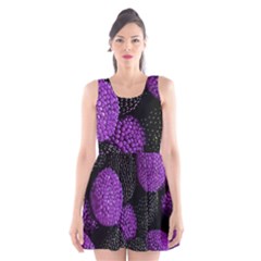 Berry,raspberry, Plus, One Scoop Neck Skater Dress by nateshop