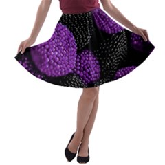 Berry,raspberry, Plus, One A-line Skater Skirt by nateshop