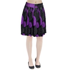 Berry,raspberry, Plus, One Pleated Skirt by nateshop