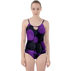 Berry,raspberry, Plus, One Cut Out Top Tankini Set by nateshop