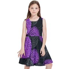 Berry,raspberry, Plus, One Kids  Skater Dress by nateshop