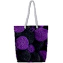 Berry,raspberry, Plus, One Full Print Rope Handle Tote (Small) View1