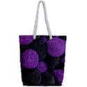 Berry,raspberry, Plus, One Full Print Rope Handle Tote (Small) View2