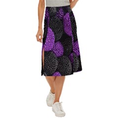 Berry,raspberry, Plus, One Midi Panel Skirt by nateshop