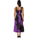 Berry,raspberry, Plus, One Tie-Strap Tiered Midi Chiffon Dress View4