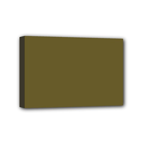 Brown, Color, Background, Monochrome, Minimalism Mini Canvas 6  X 4  (stretched) by nateshop