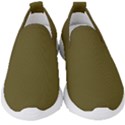 Brown, Color, Background, Monochrome, Minimalism Kids  Slip On Sneakers View1