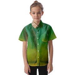 Curved, Hole Kids  Short Sleeve Shirt by nateshop