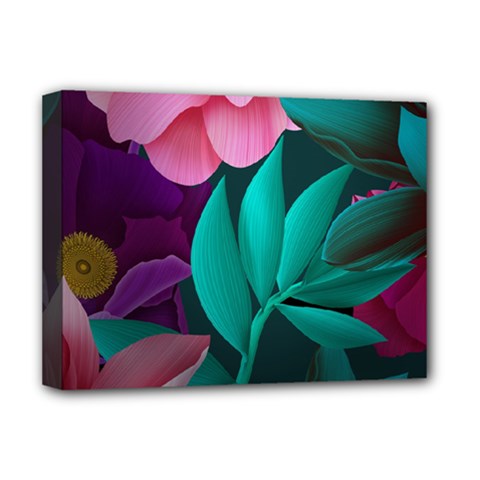 Eaves, Mate, Pink, Purple, Stock Wall Deluxe Canvas 16  X 12  (stretched)  by nateshop