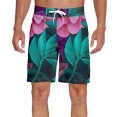 Eaves, Mate, Pink, Purple, Stock Wall Men s Beach Shorts by nateshop