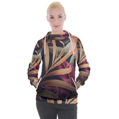 Flowers, Green, Hold, Huawei Women s Hooded Pullover