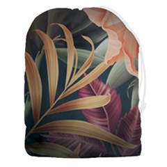 Flowers, Green, Hold, Huawei Drawstring Pouch (3xl) by nateshop