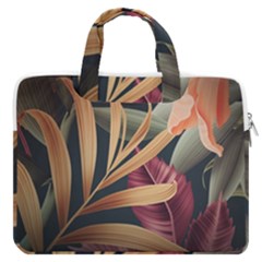 Flowers, Green, Hold, Huawei Macbook Pro 16  Double Pocket Laptop Bag 