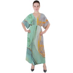 Huawei, Lite, Mate V-neck Boho Style Maxi Dress by nateshop