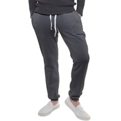 Gray, Color, Background, Monochrome, Minimalism Men s Jogger Sweatpants by nateshop