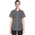 Gray, Color, Background, Monochrome, Minimalism Women s Short Sleeve Shirt View1