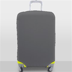 Gray, Color, Background, Monochrome, Minimalism Luggage Cover (large) by nateshop