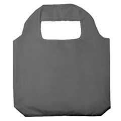 Gray, Color, Background, Monochrome, Minimalism Premium Foldable Grocery Recycle Bag by nateshop