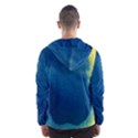 Plus, Curved Men s Hooded Windbreaker View2