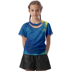 Plus, Curved Kids  Front Cut T-shirt