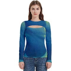 Plus, Curved Women s Cut Out Long Sleeve T-shirt by nateshop