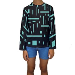 Rectangles, Cubes, Forma Kids  Long Sleeve Swimwear by nateshop