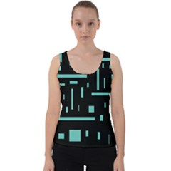 Rectangles, Cubes, Forma Velvet Tank Top by nateshop