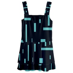 Rectangles, Cubes, Forma Kids  Layered Skirt Swimsuit by nateshop