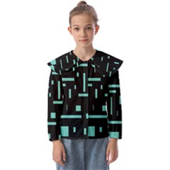 Rectangles, Cubes, Forma Kids  Peter Pan Collar Blouse by nateshop