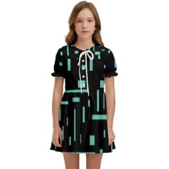 Rectangles, Cubes, Forma Kids  Sweet Collar Dress by nateshop