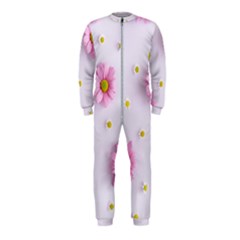 Springpurple Flower On A Purple Background Onepiece Jumpsuit (kids) by nateshop