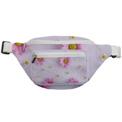 Springpurple Flower On A Purple Background Fanny Pack by nateshop