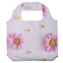 Springpurple Flower On A Purple Background Premium Foldable Grocery Recycle Bag View1