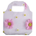 Springpurple Flower On A Purple Background Premium Foldable Grocery Recycle Bag View2