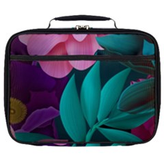 Flowers, Mate, Pink, Purple, Stock Wall Full Print Lunch Bag