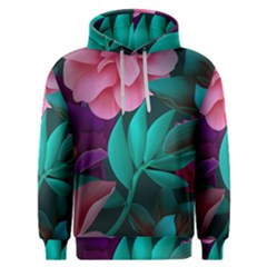 Flowers, Mate, Pink, Purple, Stock Wall Men s Overhead Hoodie by nateshop