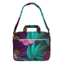 Flowers, Mate, Pink, Purple, Stock Wall Macbook Pro 16  Shoulder Laptop Bag by nateshop