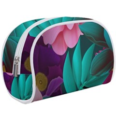 Flowers, Mate, Pink, Purple, Stock Wall Make Up Case (large) by nateshop