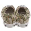 Vintage World Map Aesthetic Women s Low Top Canvas Sneakers View4