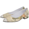 Vintage World Map Aesthetic Women s Low Heels View2