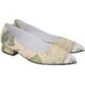 Vintage World Map Aesthetic Women s Low Heels View3