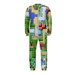 Pixel Map Game Onepiece Jumpsuit (kids)