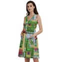 Pixel Map Game Sleeveless Dress With Pocket View2